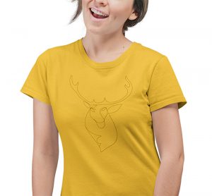 Textildruck Damen T-Shirt