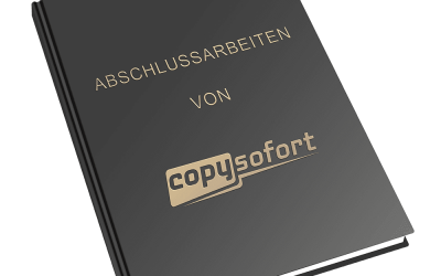 Abschlussarbeit drucken und binden
